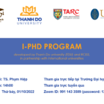 Sự kiện Giới thiệu chương trình tiến sĩ  I-PhD